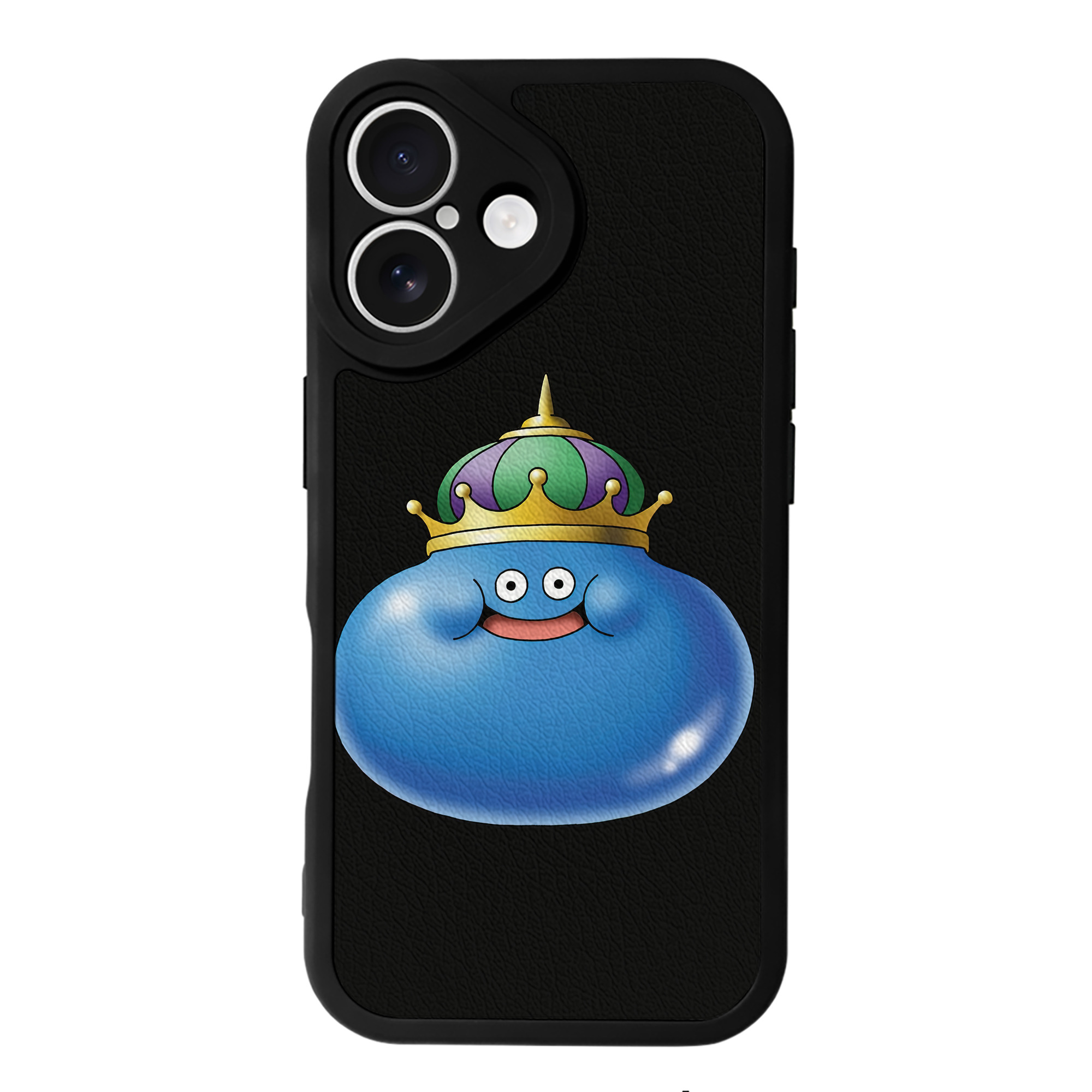 （画像用） ドラゴンクエスト Doragon Kuesuto Dragon Quest 【iPhone 16シリーズ対応】シリコンスマホケース（レザー調） 材質：シリコン